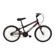 Bicicleta Polimet MTB Poli Podium Quadro 11/Aro 20 Preto/Rosa 7302