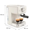 Cafeteira Arno Espresso Steam e Pump Opio Soleil Marfim SCSP 1170W 127V 