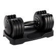 Dumbbell Halter Gallant Regulável Anilhas 11,5Kg Com Base Elite Pro GDB12R0A-PT