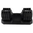 Dumbbell Halter Gallant Regulável Anilhas 19Kg Com Base Elite Pro (GDB20R0A-PT)