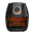 Fritadeira Elétrica Digital sem Óleo 3L Cadence Cook Fryer Preta 1250W 127V FRT526